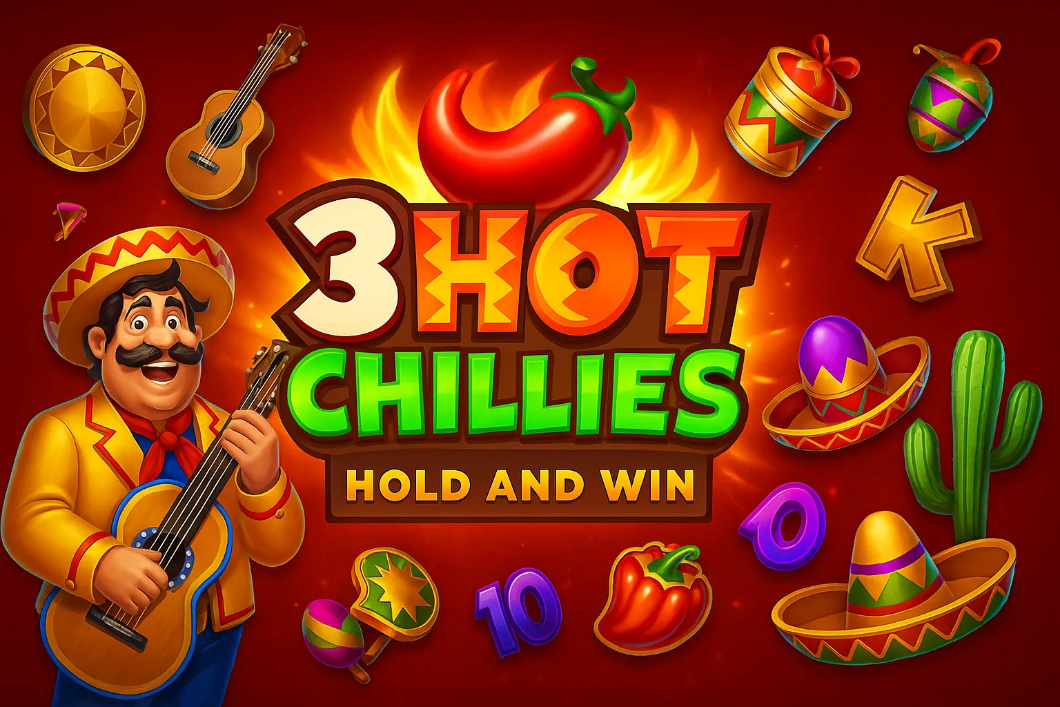 3 hot chillies 3 hot chillies